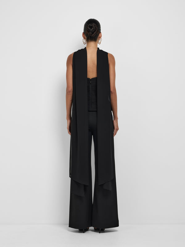 SHEIKE Zaria Top Black 1008576 Back Image