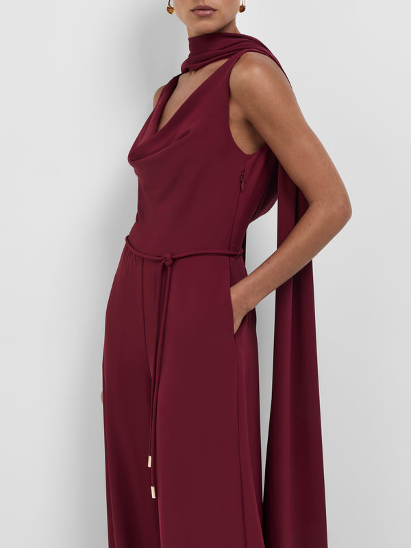 SHEIKE Lara Jumpsuit Sangria 1008583 Close Up Image