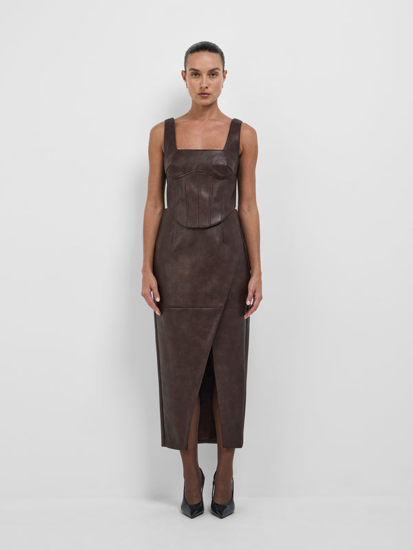 SHEIKE Jules Top Cocoa 1008592 Front Image