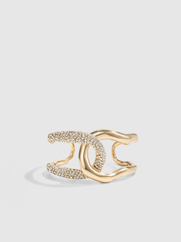 SHEIKE Relic Bangle Gold 1008615 Ghost Image