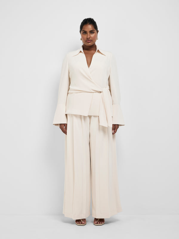 Size16 SHEIKE Adele Shirt Ivory 1008635 Front Image