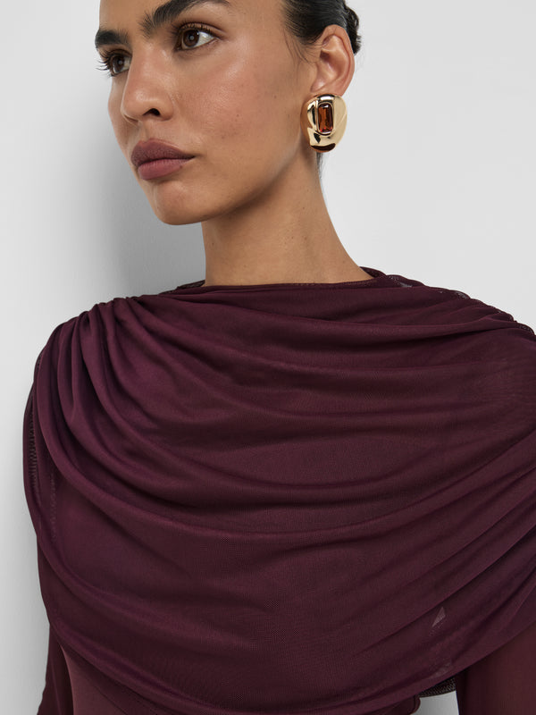 SHEIKE Zuri Top Black Jam 1008639 Detail Image