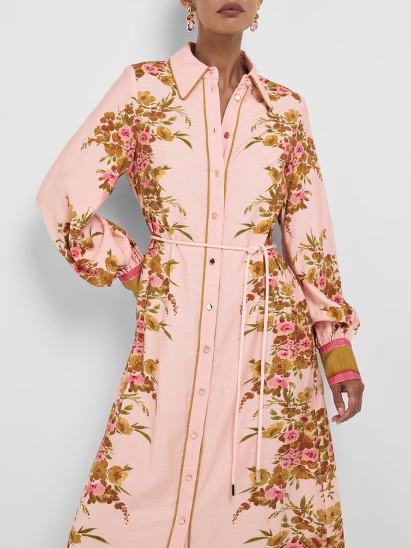 SHEIKE Alana Maxi Shirt Dress Floral 1008662 Close Up Image
