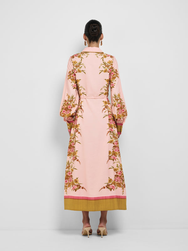 SHEIKE Alana Maxi Shirt Dress Floral 1008662 Back Image