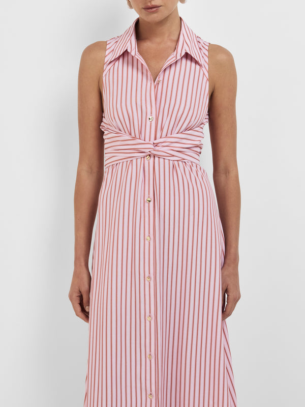 SHEIKE Anabella Midi Dress Stripe 1008666 Close Up Image