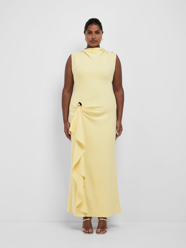 Size16 SHEIKE Tammy Maxi Dress Limoncello 1008686 Front Image