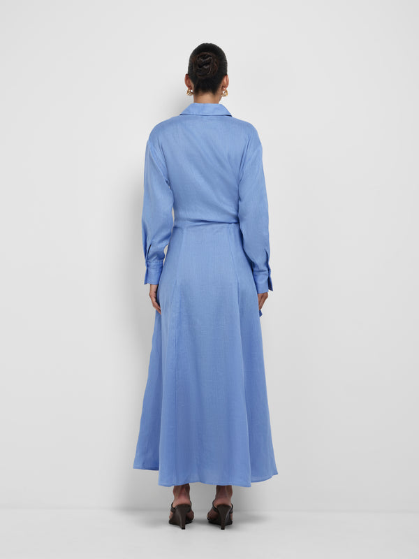 SHEIKE Faye Shirt Dress Blue 1008687 Back Image