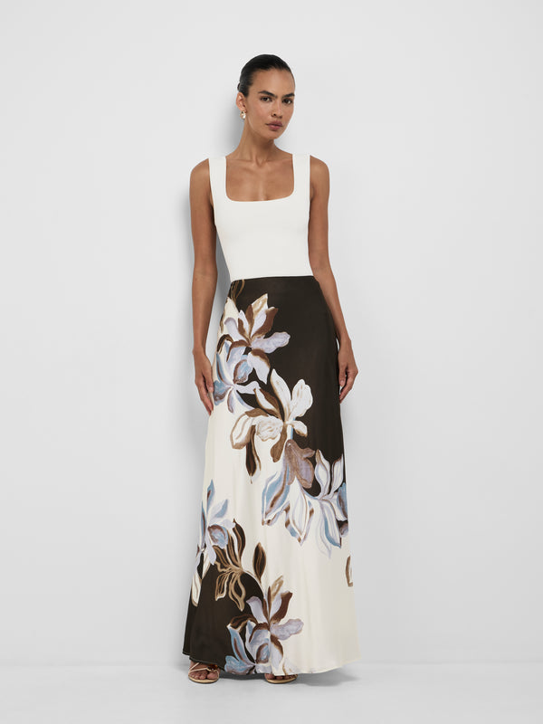 SHEIKE Fiora Maxi Skirt Floral 1008707 Front Image