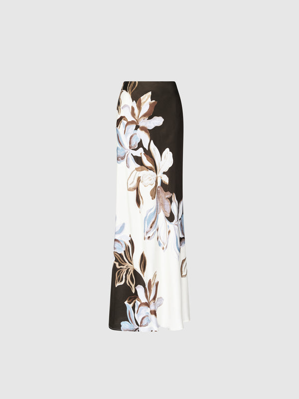 SHEIKE Fiora Maxi Skirt Floral 1008707 Ghost Image