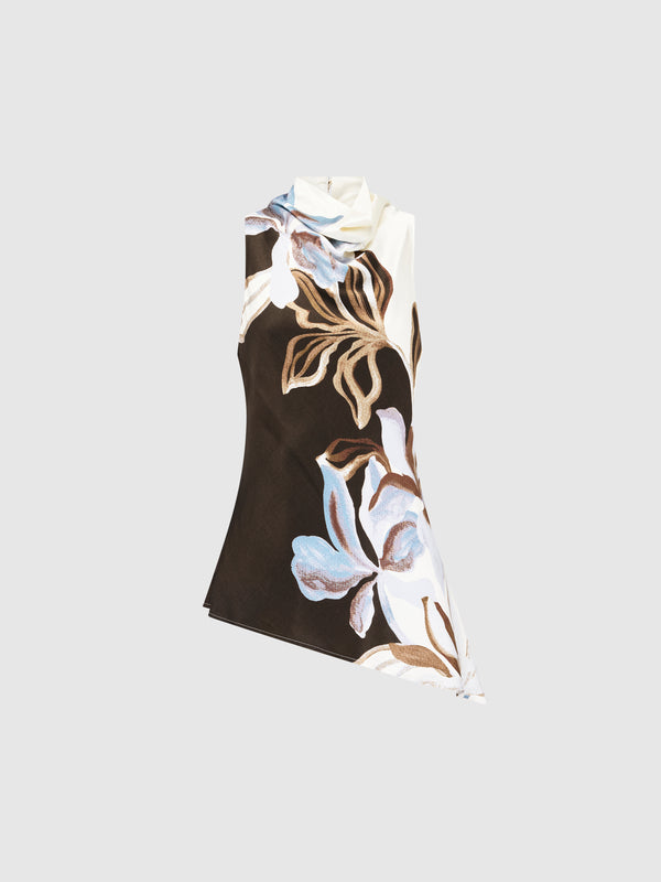 SHEIKE Fiora Top Floral 1008708 Ghost Image
