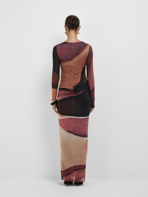 SHEIKE Indiana Maxi Dress Print 1008712 Back Image