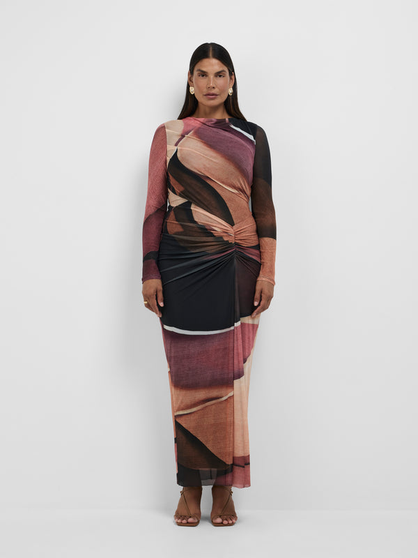 Size12 SHEIKE Indiana Maxi Dress Print 1008712 Front Image