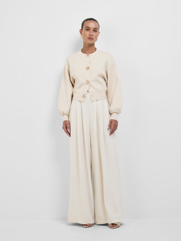 SHEIKE Gordon Knit Cardigan Ivory 1008713 Front Image