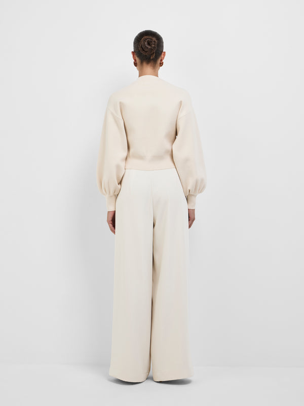 SHEIKE Gordon Knit Cardigan Ivory 1008713 Back Image