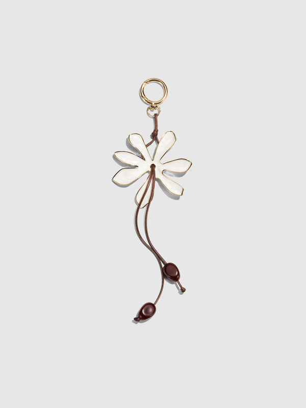 SHEIKE Azaria Bag Charm Chocolate 1008836 Ghost Image