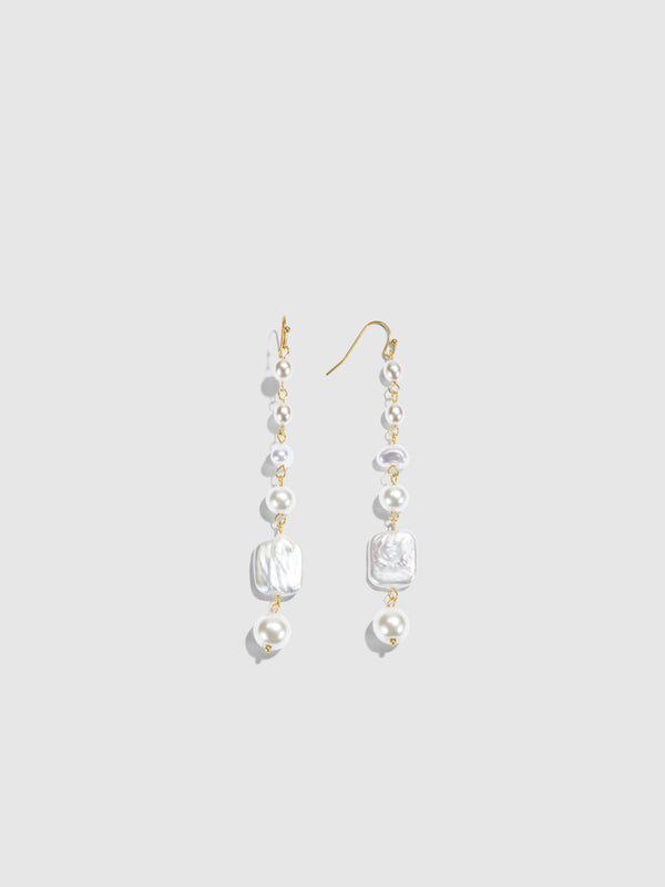 SHEIKE Imani Earrings Pearl 1008859 Detail Ghost Image