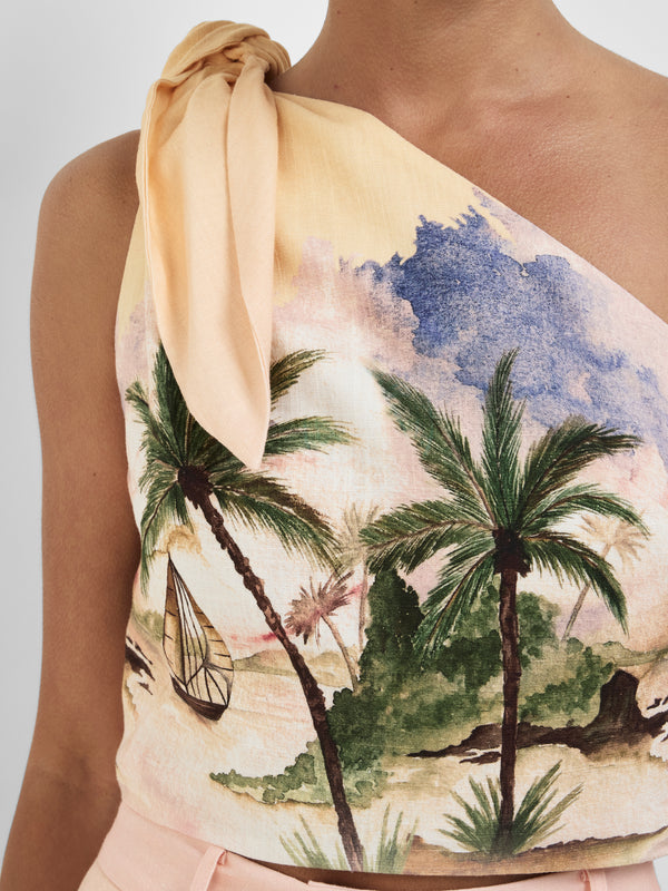 SHEIKE Seascape Top Print 1008398 Detail Image