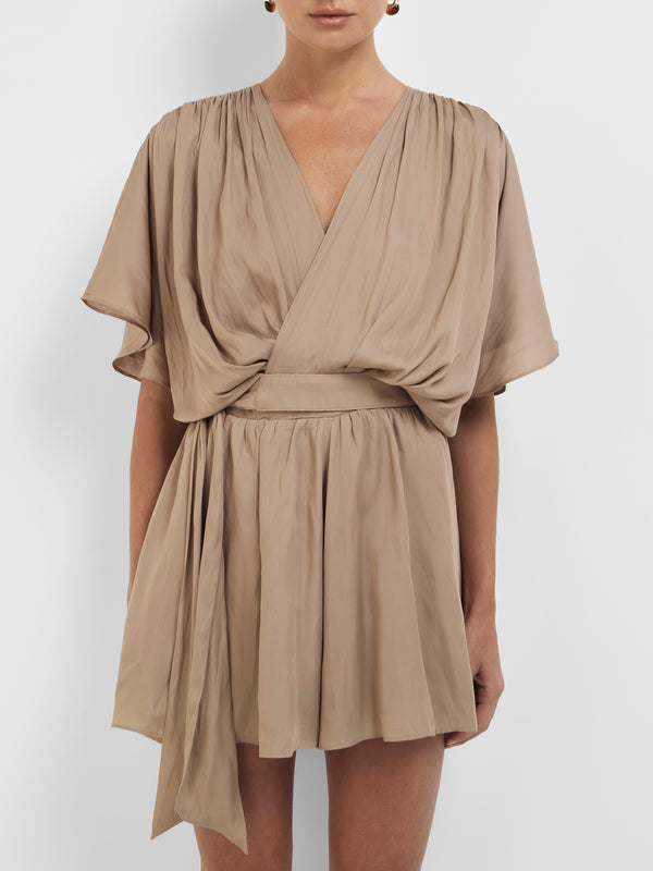 SHEIKE Sunset Playsuit Tan 1008436 Close Up Image