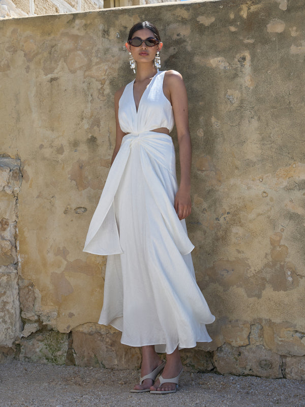 SHEIKE Ruby Midi Dress White 1008257 Campaign Image