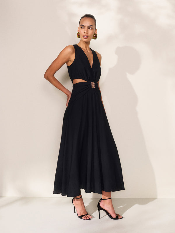 SHEIKE Layla Midi Dress Black 1008445 Campaign Image