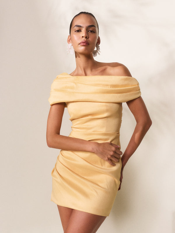 SHEIKE Brae Mini Dress Mango 1008541 Campaign Image