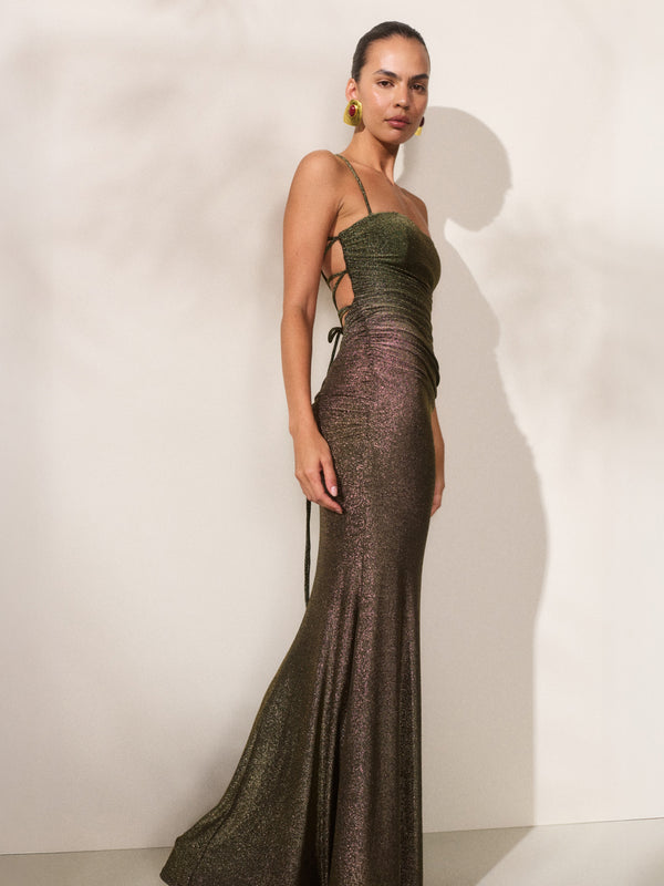 SHEIKE Marlo Gown Gold 1008442 Campaign Image