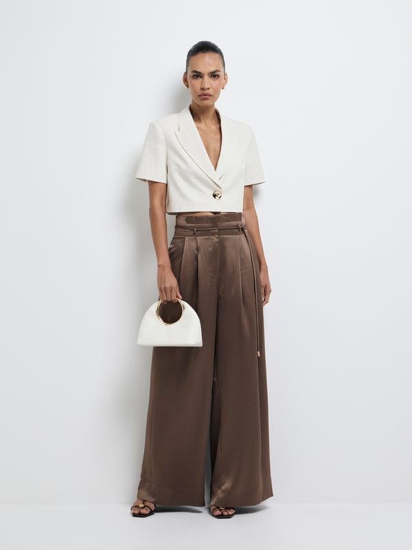 SHEIKE Gracie Pant Chocolate 1008201 Front Image Styled