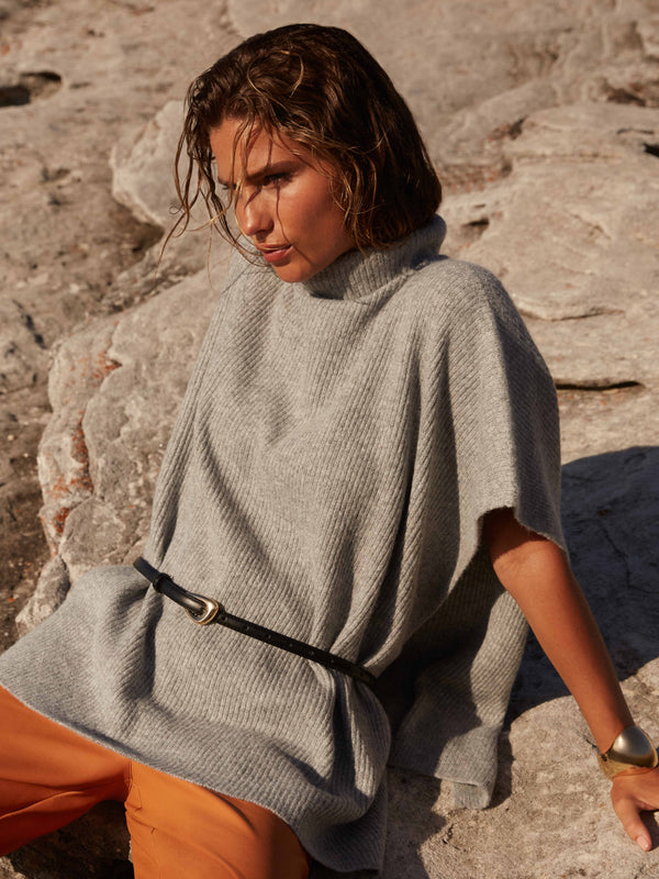 SHEIKE Eloise Poncho Light Grey 1007746 Campaign Image