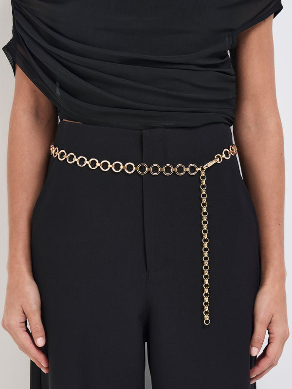 SHEIKE Lucy Chain Belt Gold 1006570 Model Image