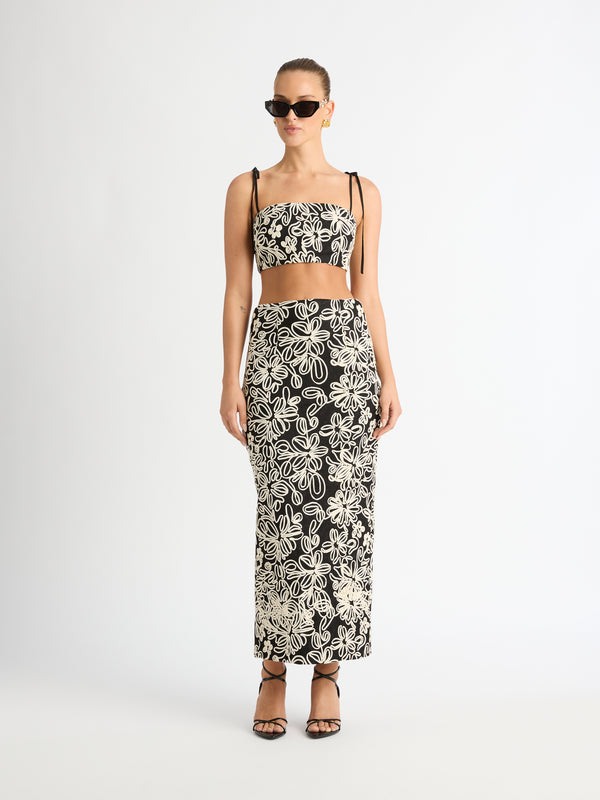 SHEIKE Luisa Crop Top Floral 1007092 Front Image