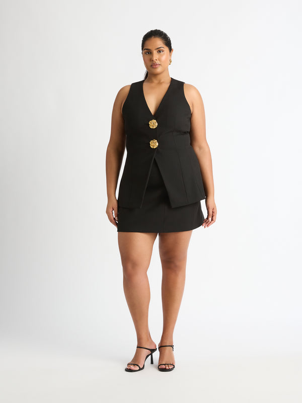 Size16 SHEIKE Liaison Vest Black 1007873 Front Image