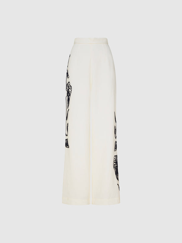 SHEIKE Milos Pant Ivory 1007502 Ghost  Image