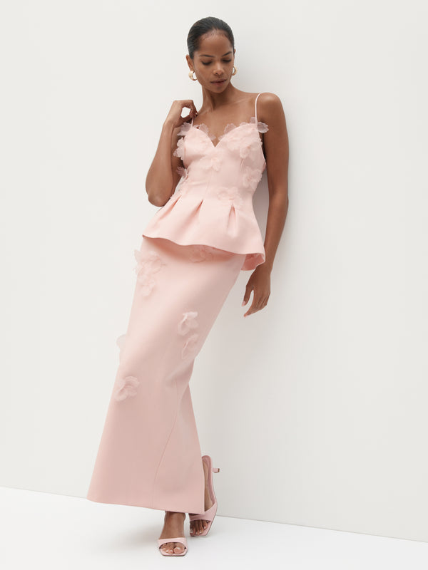 SHEIKE La Fleur Midi Skirt Pink 1008081 Campaign Image