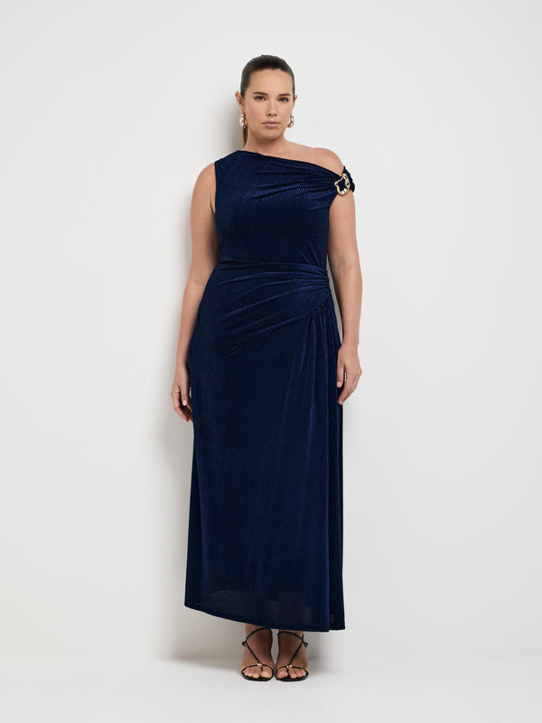 Size16 SHEIKE Solace Maxi Dress Navy 1007655 Front Image