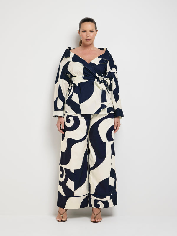 Size16 SHEIKE Ripple Pant Print 1007684 Front Image