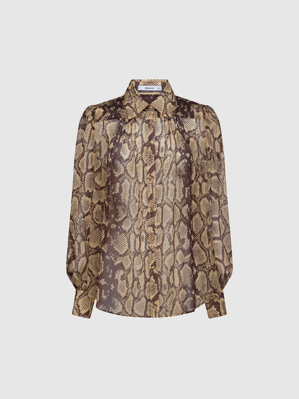 SHEIKE Daphne Shirt Snake 1007671 Ghost Image