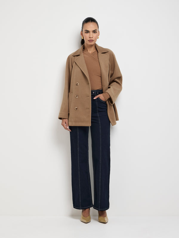 SHEIKE Alina Coat Camel 1007680 Styled Front Image