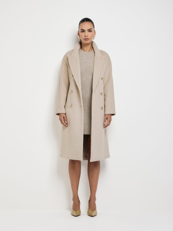 SHEIKE Tamika Coat Creme 1007631 Front Image Open