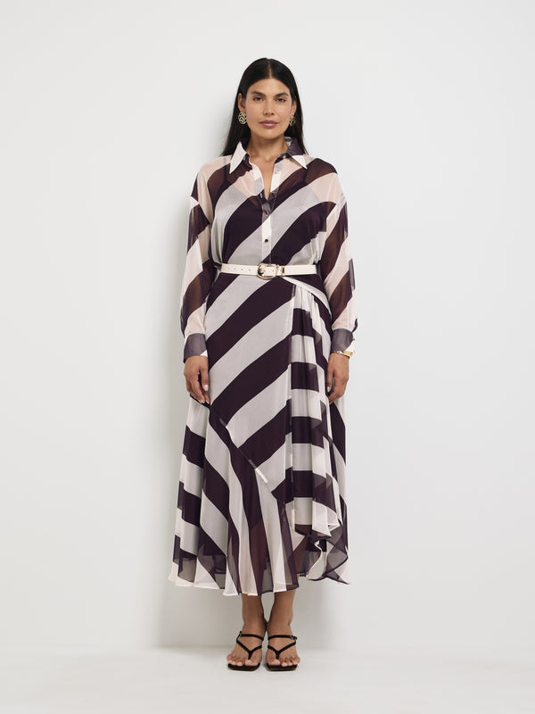 Size12 SHEIKE Lola Shirt Stripe 1007740 Front Image