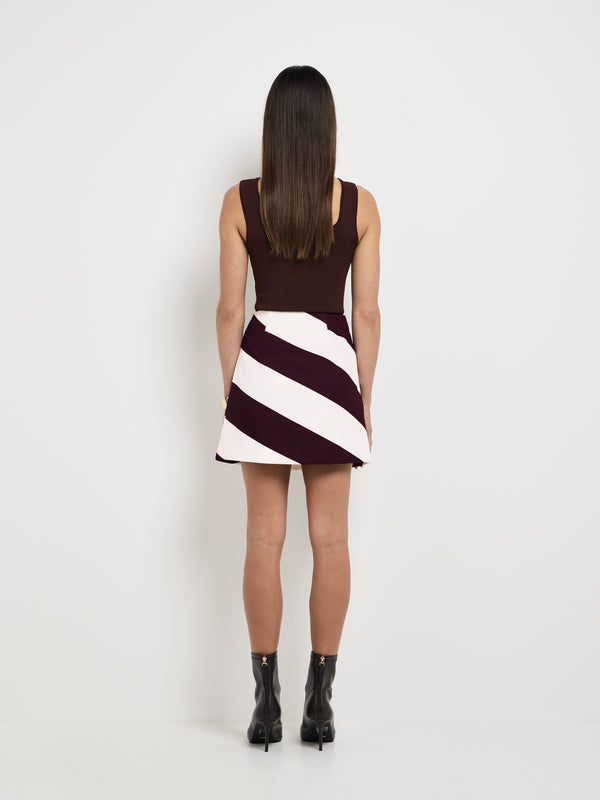 SHEIKE Lola Mini Skirt Stripe 1007736 Back Image