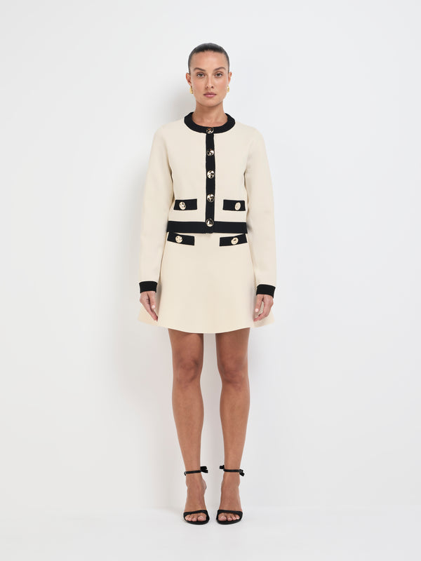 Size8 SHEIKE Fia Skirt Cream 1007769 Front Image