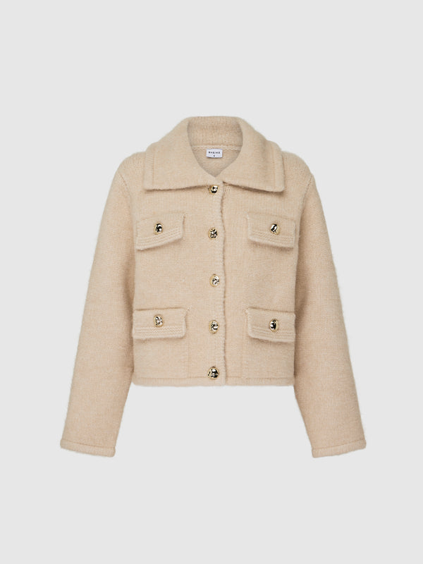 SHEIKE Regina Cardigan Ecru 1007788 Ghost Image