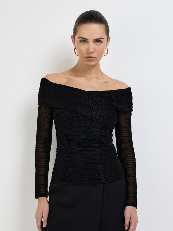 Size8 SHEIKE Josephine Top Black 1007809 Detail Image