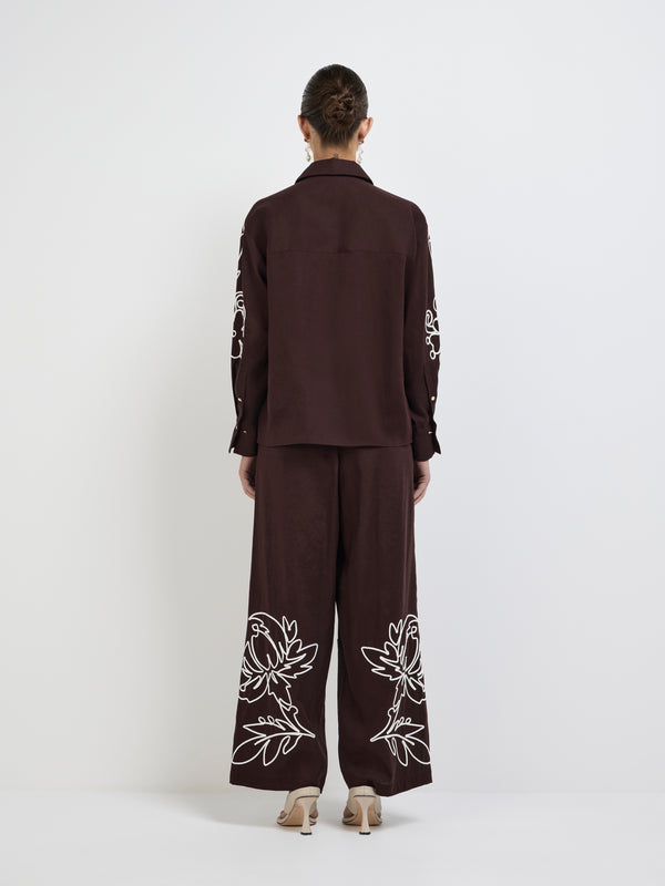 SHEIKE Jardan Shirt Floral 1007842 Back Image