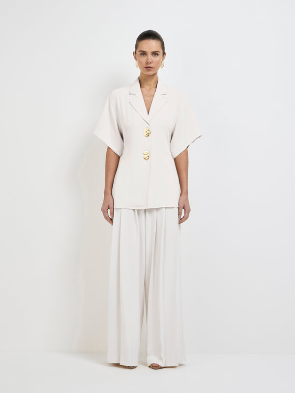 SHEIKE Grace Shirt Ivory 1007875 Front  Image Styled