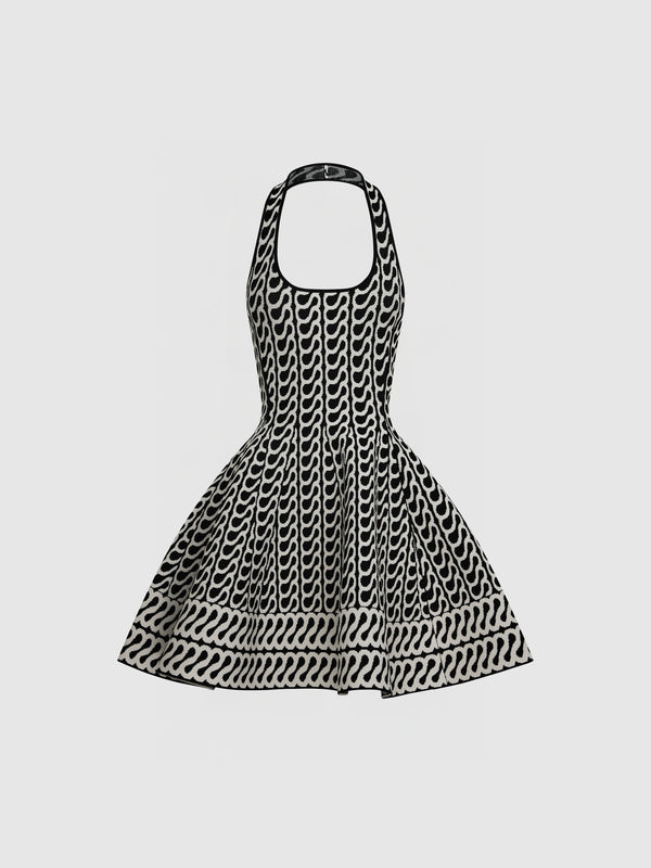 SHEIKE Isla Mini Dress Geo Print 1007895 Ghost Image