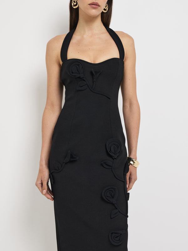 SHEIKE Maya Midi Dress Black 1007903 Detail Image