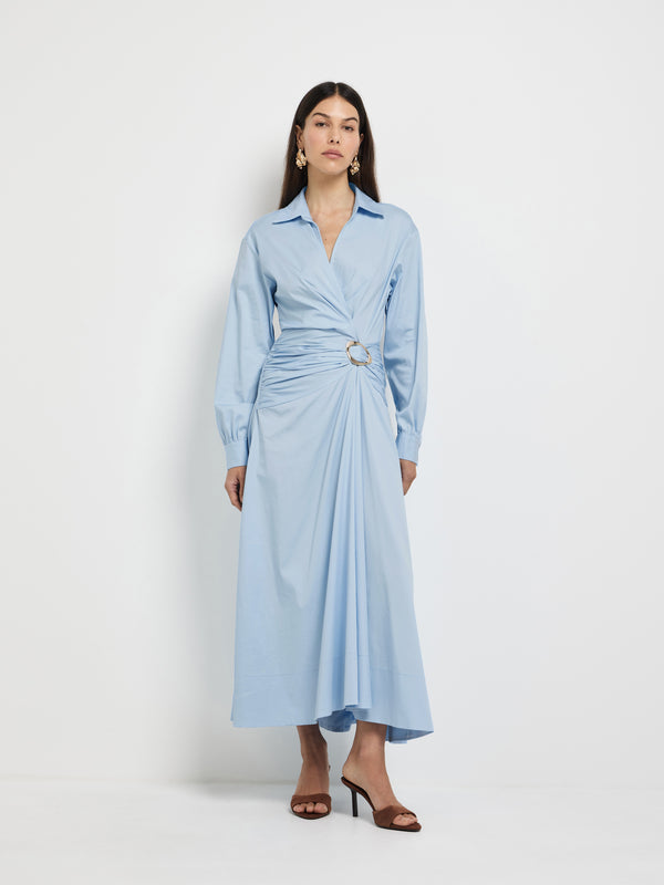 Size6 SHEIKE Montana Maxi Dress Blue 1007918 Front Image