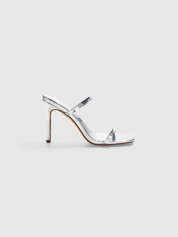 SHEIKE Tina Heel Silver 1007922 Ghost Image