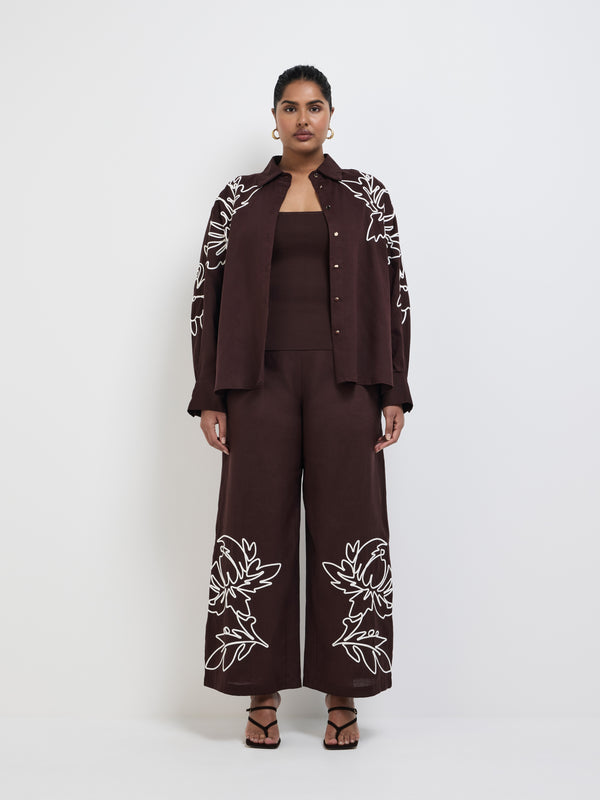 Size16 SHEIKE Jardan Pant Floral 1007847 Front Image